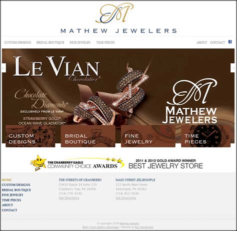 mathew jewelers website.